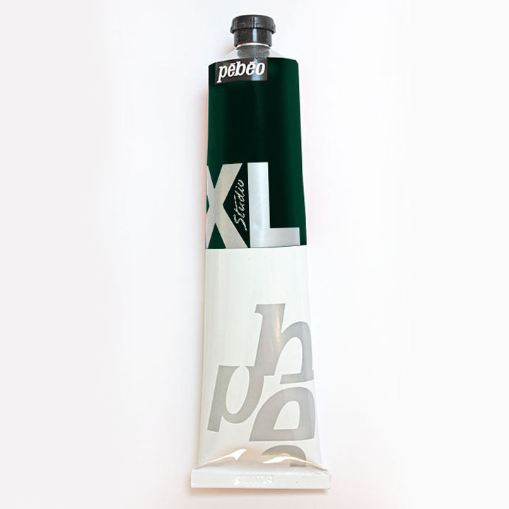Olejová barva STUDIO XL 200 ml -  sytě zelená 