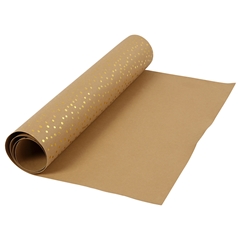 Papír z umělé kůže - golden dots