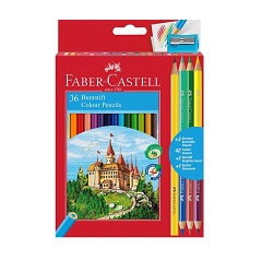 Pastelky Faber-Castell šestihranné / set 36 barev