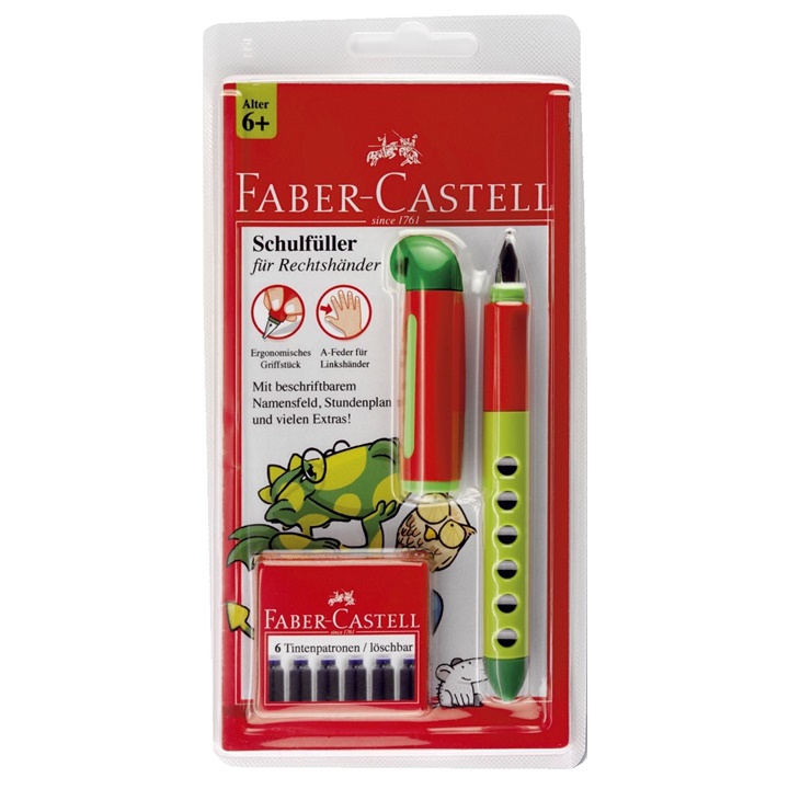 Plnicí pero Faber-Castell s ergonomickým úchopem pro praváka