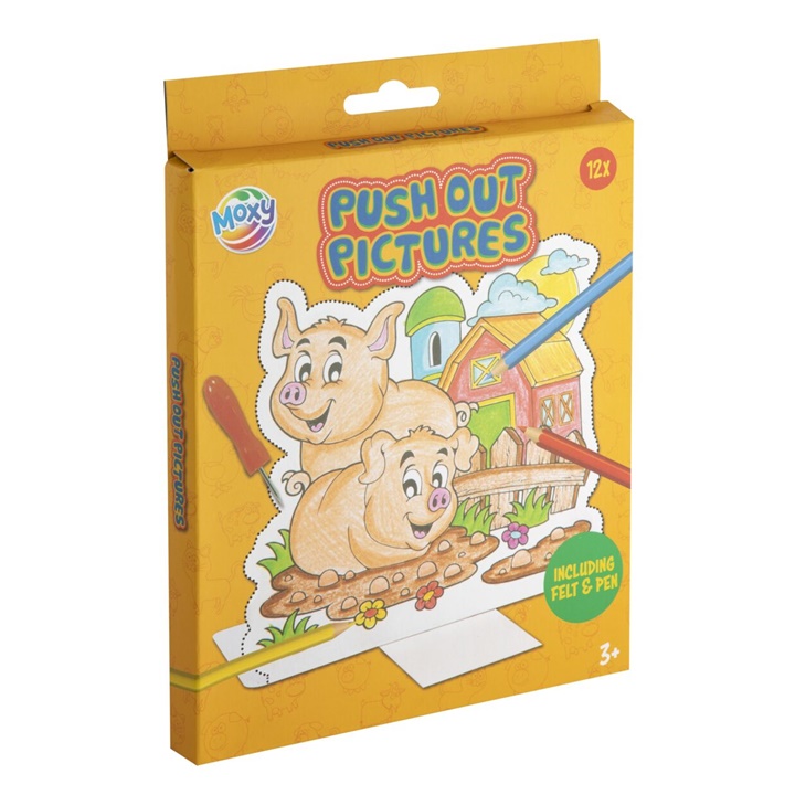 Punch-out obrázky Farm Set
