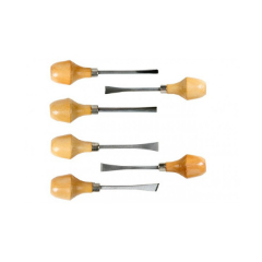 Řezbářská dláta na dřevo / sada 6 ks CHWCS05