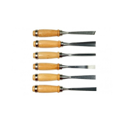 Řezbářská dláta na dřevo / sada 6 ks CHWCS09