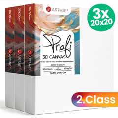 Sada 3D pláten ARTMIE, 3 dílná - 2. jakost - 20x20 cm