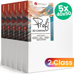 Sada 3D pláten ARTMIE - 5 kusů - 2. jakost - 40x50 cm