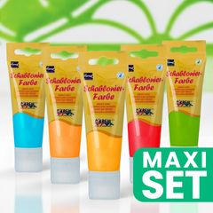 Sada 5 šablonových barev KREUL - Veselé odstíny