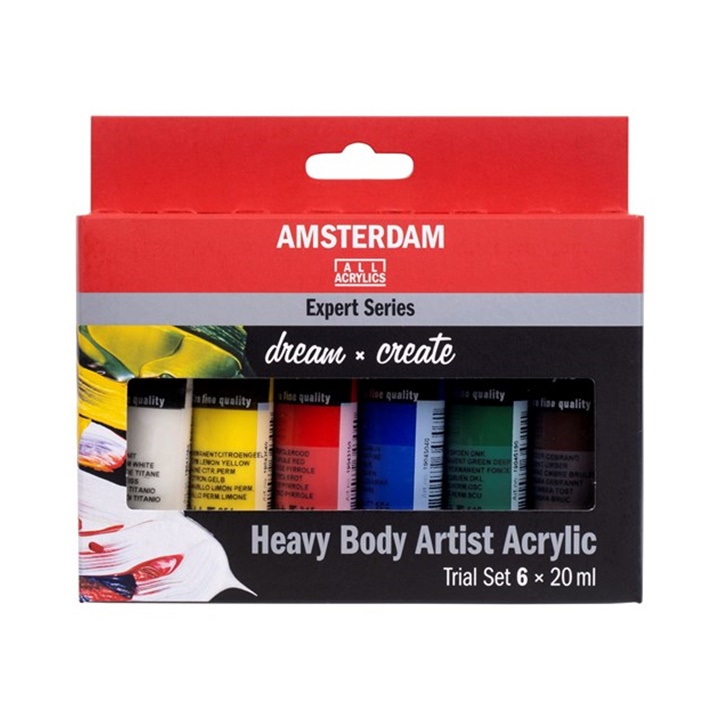 Sada akrylových barev AMSTERDAM Expert Series 6 x 20 ml