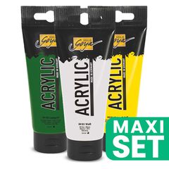 Sada akrylových barev Solo Goya 3x100 ml - Mix Your Green
