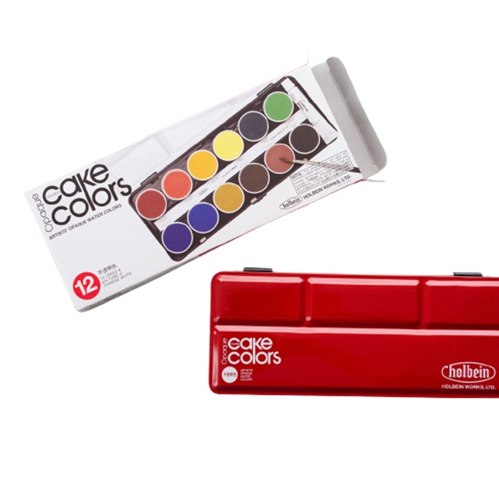Sada akvarelových barev Cake Colors Opaque - Holbein | různé sady
