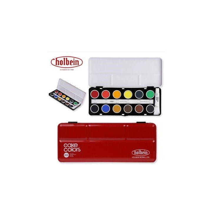 Sada akvarelových barev Cake Colors Transparent - Holbein | různé sady