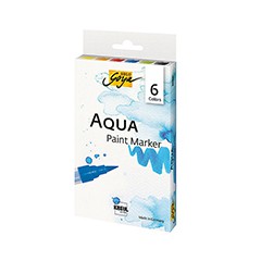 Sada akvarelových popisovačů Aqua Solo Goya / 6 ks