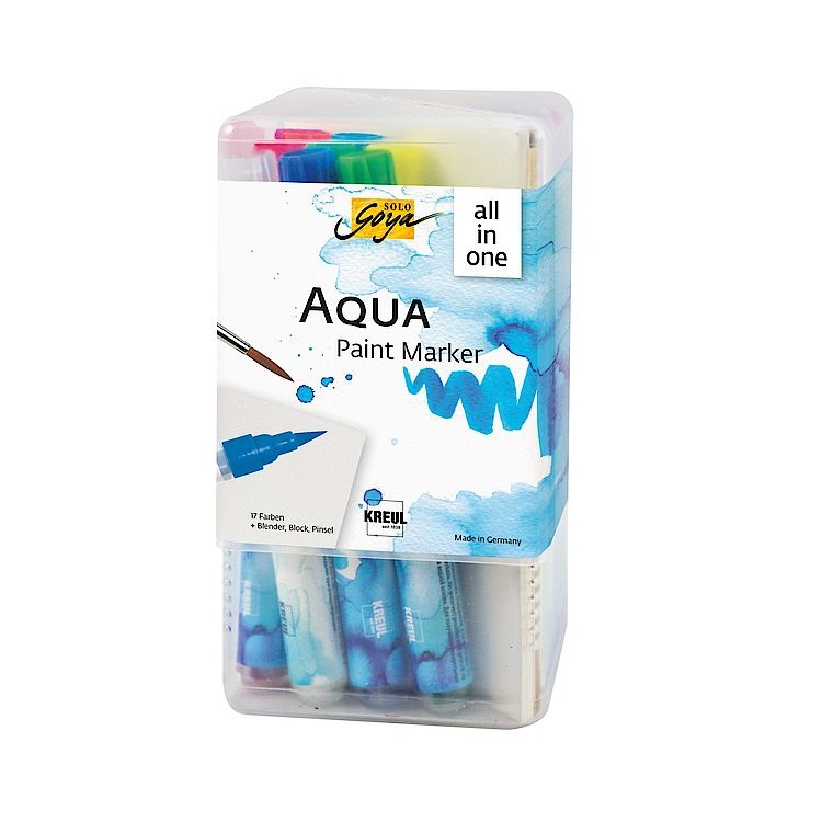 Sada akvarelových popisovačů Aqua Solo Goya Powerpack All-in-one 