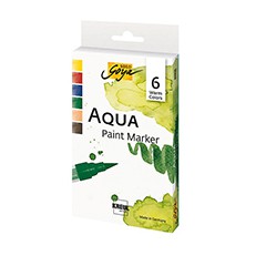 Sada akvarelových popisovačů Aqua Solo Goya Warm Colors / 6 ks