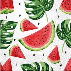 Ubrousky na dekupáž Tasty Watermelons - 1 ks