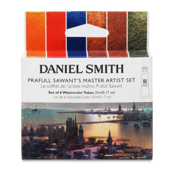 Set akvarelových barev Daniel Smith Prafull Sawant Master Artist / 6x5ml