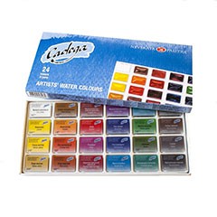 Set uměleckých akvarelových barev Ladoga / 24x2.5ml
