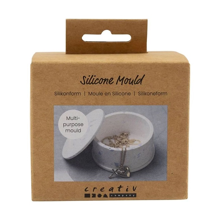Silikonová forma - Dóza s víkem