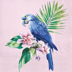 Ubrousky na dekupáž Exotic Parrot - 1 ks
