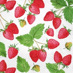 Ubrousky na dekupáž Fresh Strawberry - 1 ks