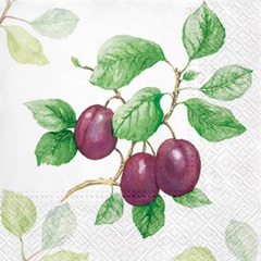 Ubrousky na dekupáž Garden Plum - 1 ks