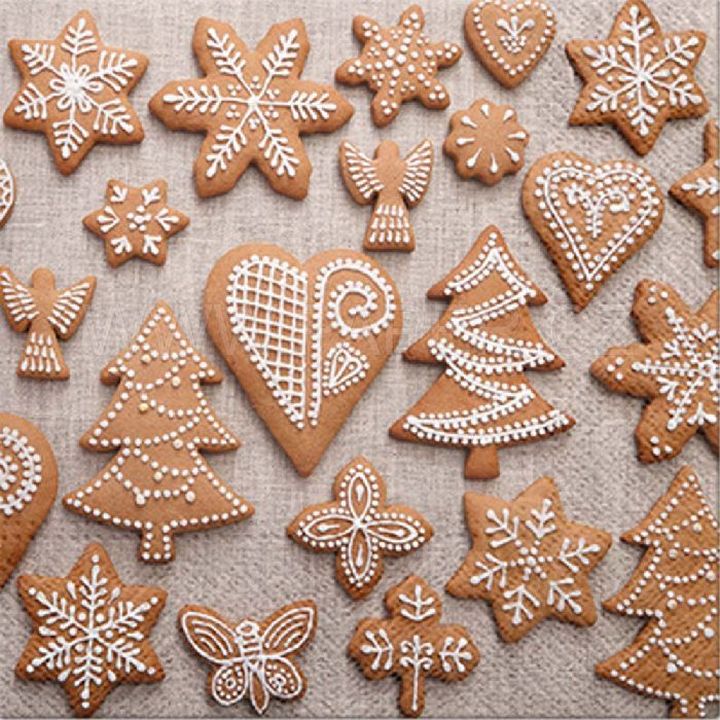 Ubrousky na dekupáž Sweet Gingerbreads - 1 ks